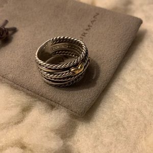 David Yurman Double Crossover Ring